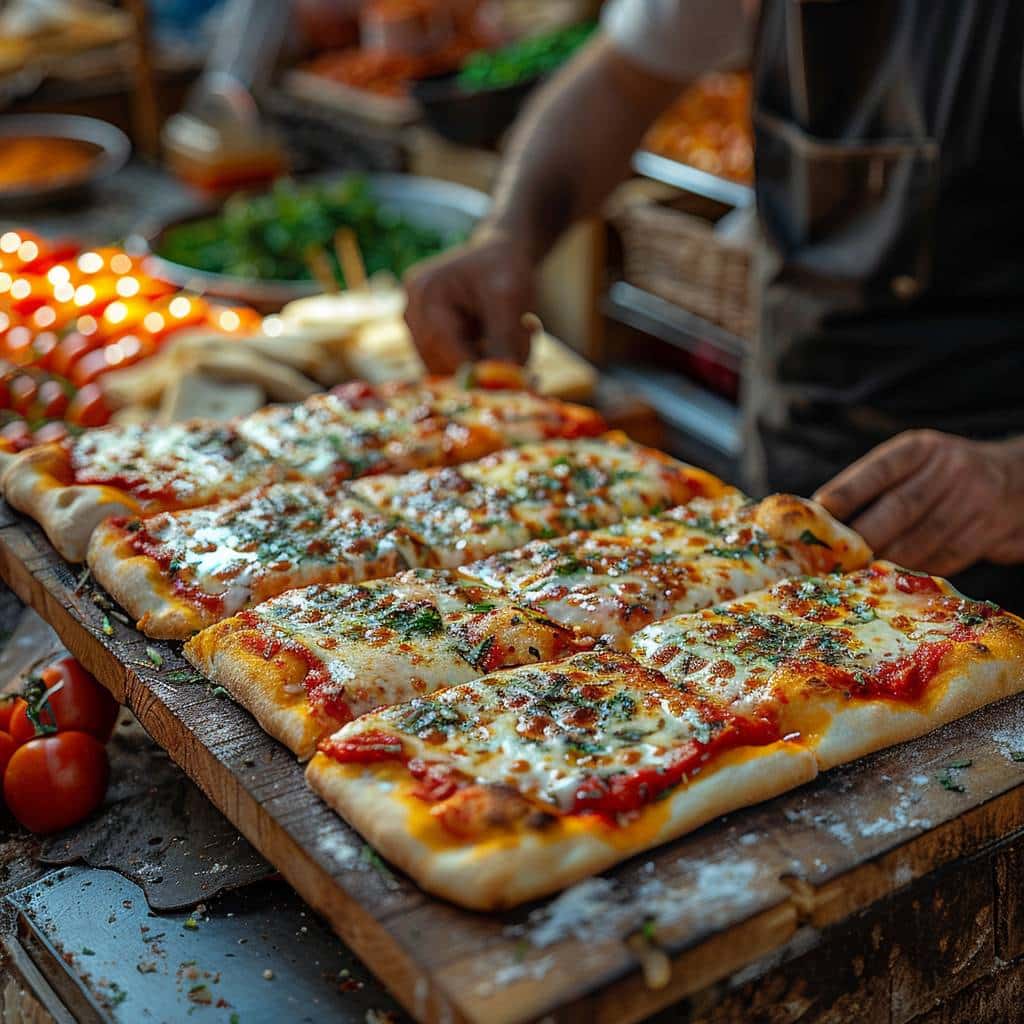 La pizza carrée algérienne : une découverte surprenante