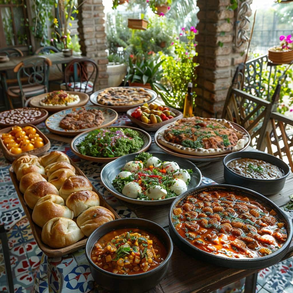 Les délices du petit-déjeuner algérien