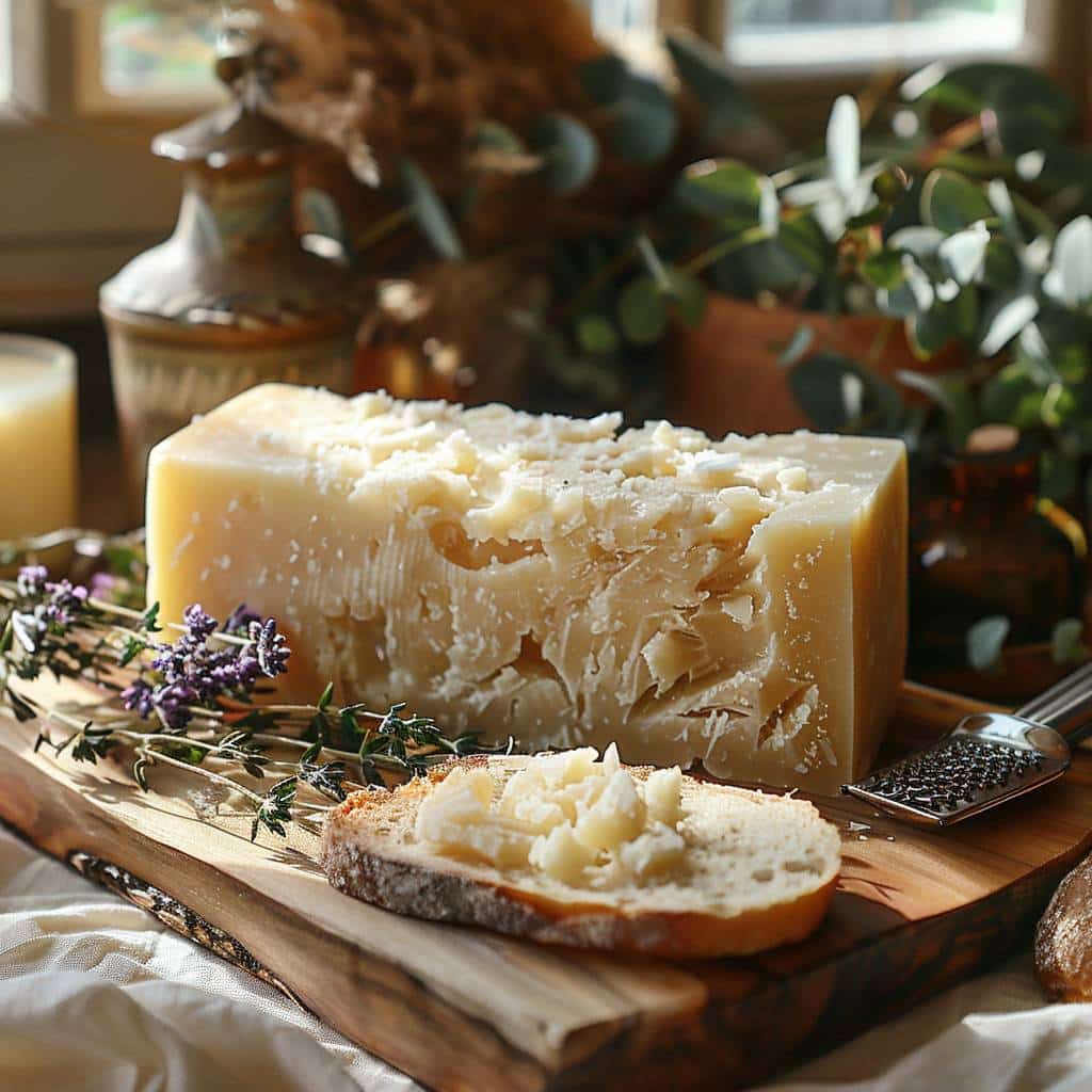 Les enzymes animales dans le parmesan