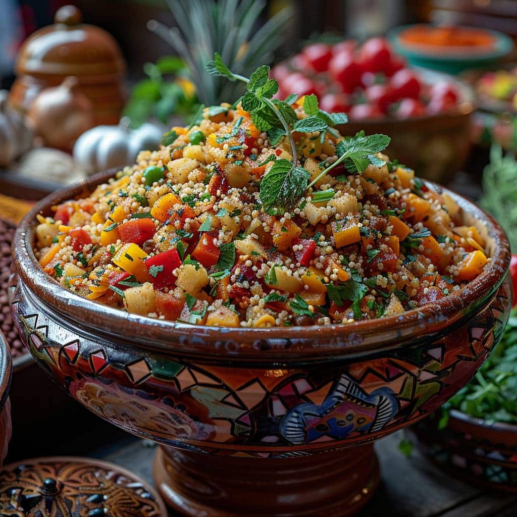 Les ingrédients nécessaires pour un couscous marocain authentique