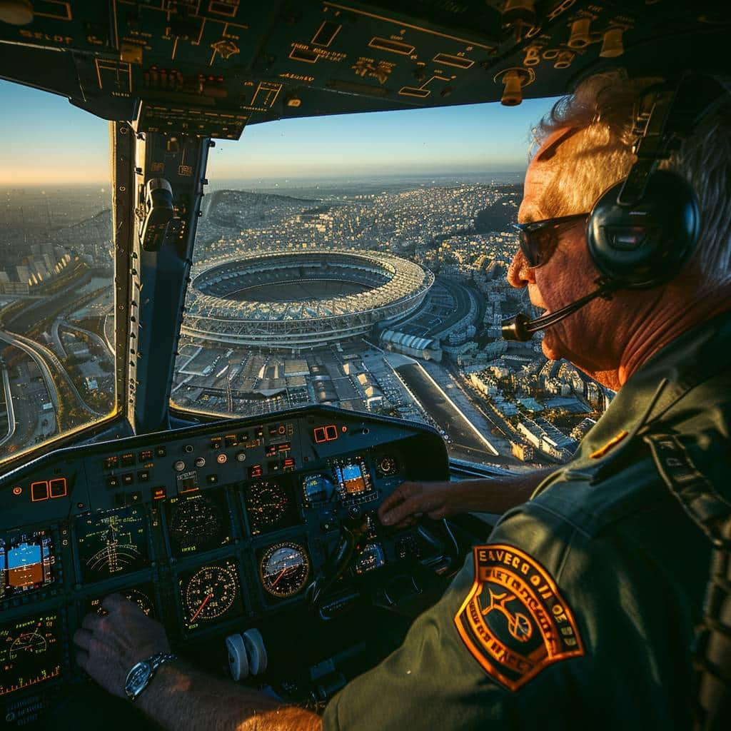 Air Algérie : Un pilote filme le nouveau stade d’Alger depuis le cockpit