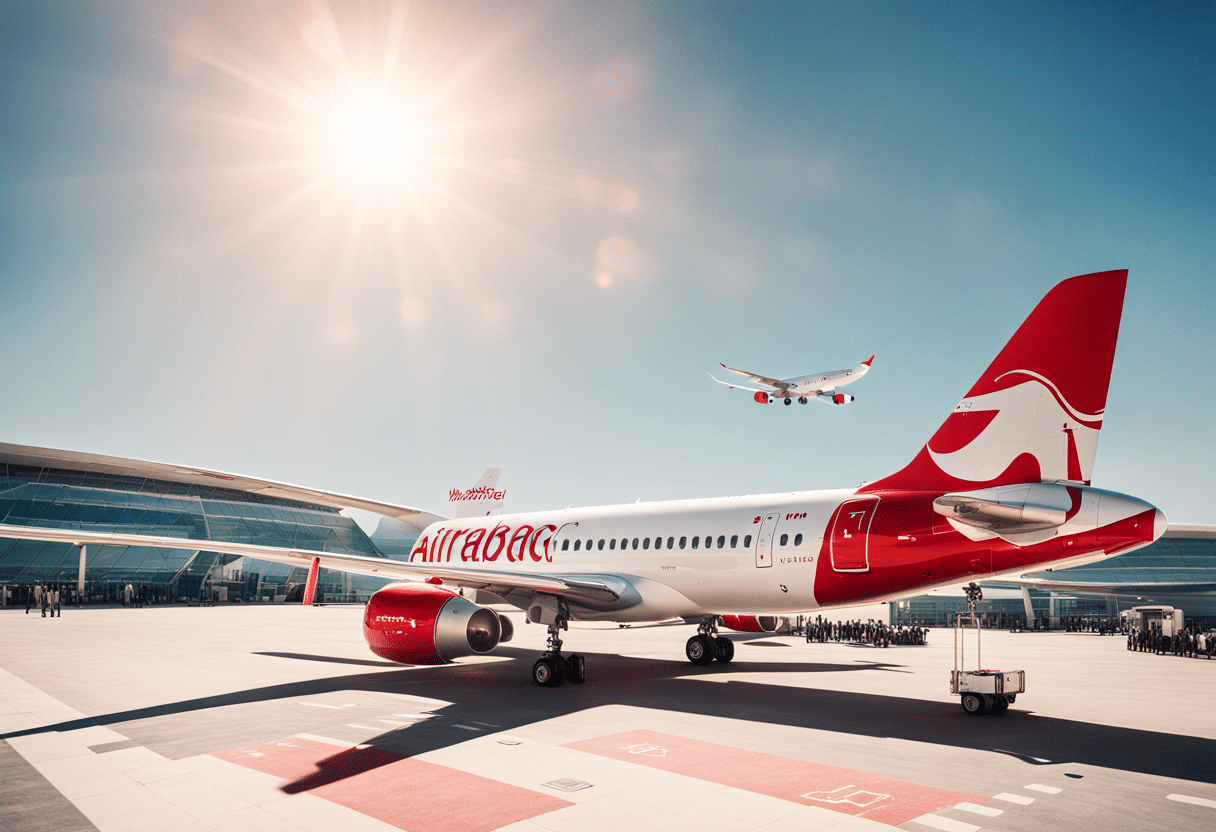 Avion d'Air Arabia survolant l'Europe