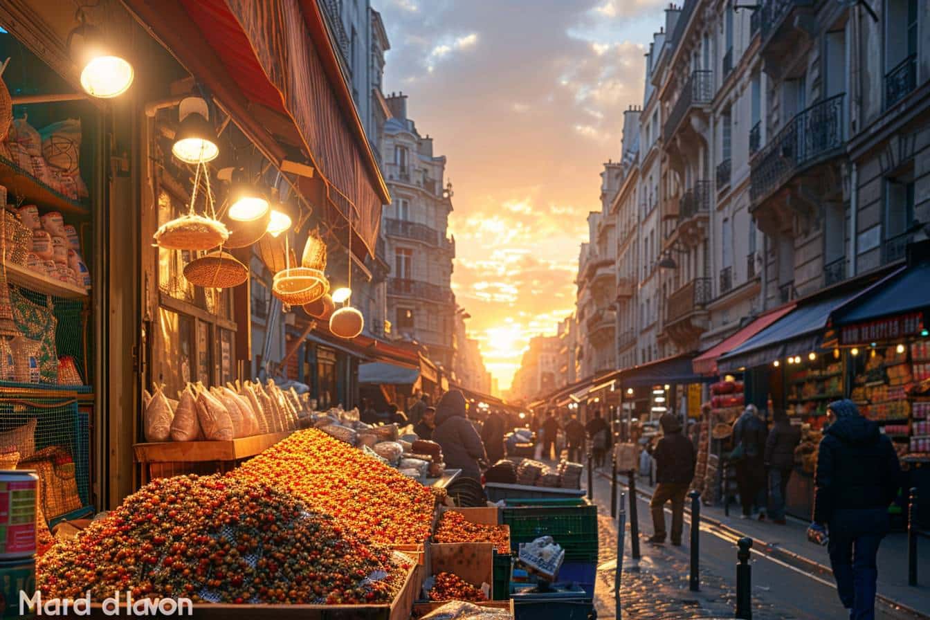 Filmé un quartier algérien à Paris hors de Barbès  
Un aperçu d'un quartier algérien parisien authentique