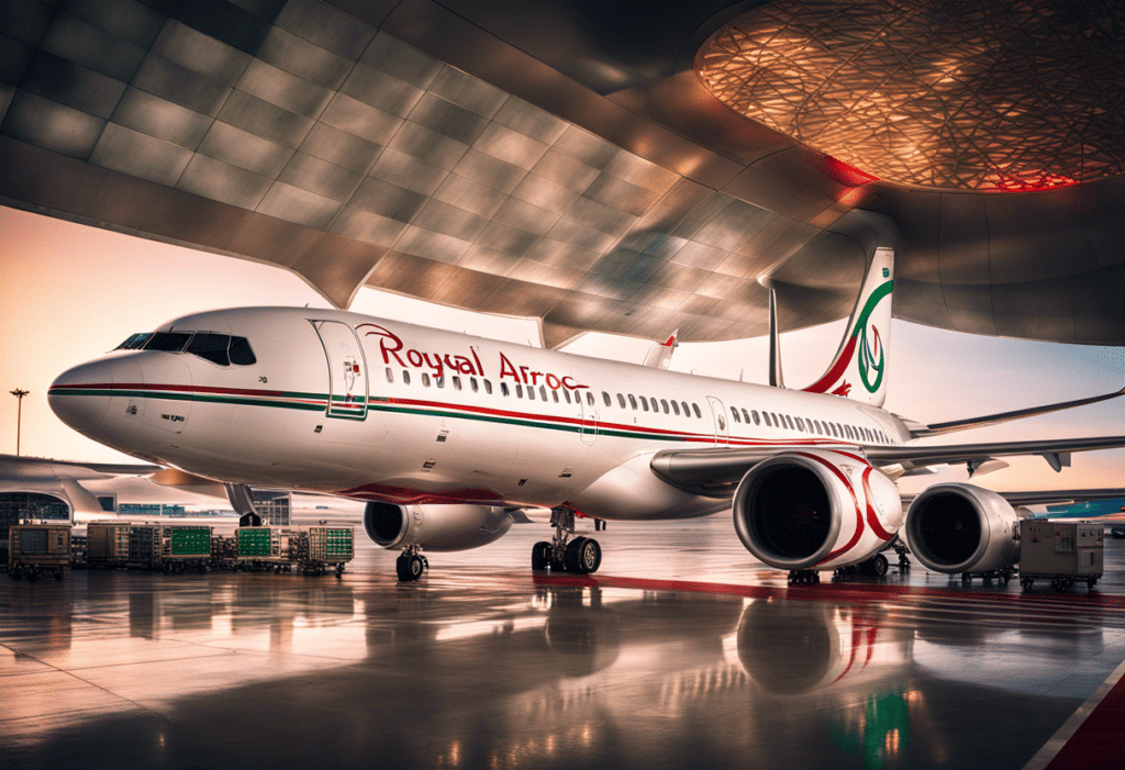 Avion de Royal Air Maroc reliant France et Afrique