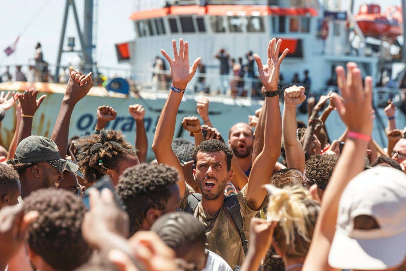 Retour chaotique au port de Marseille en Algérie