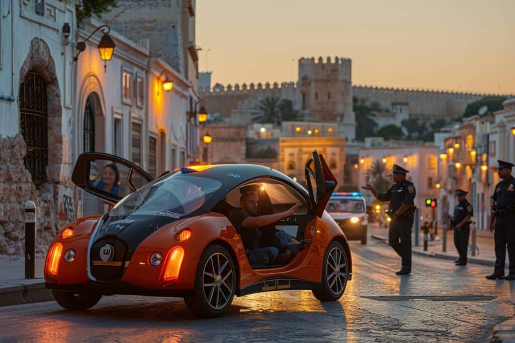 Touriste français découvre le taxi clandestin algérien