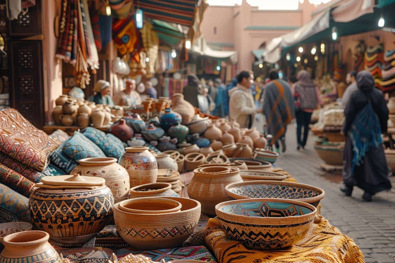 Vue panoramique de la ville prisée des Français  
Scène ensoleillée de la destination favorite au Maroc