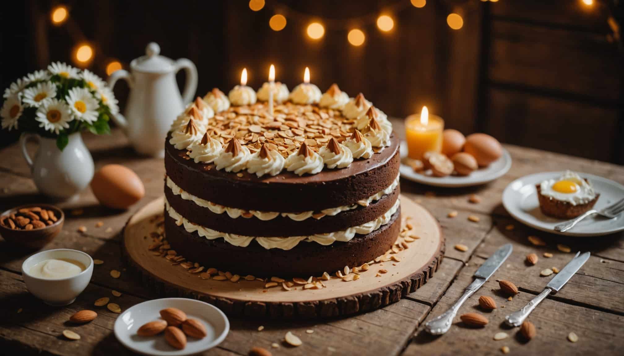 Gâteau traditionnel algérien à la crème délicate  
Douceur algérienne à préparer chez soi facilement