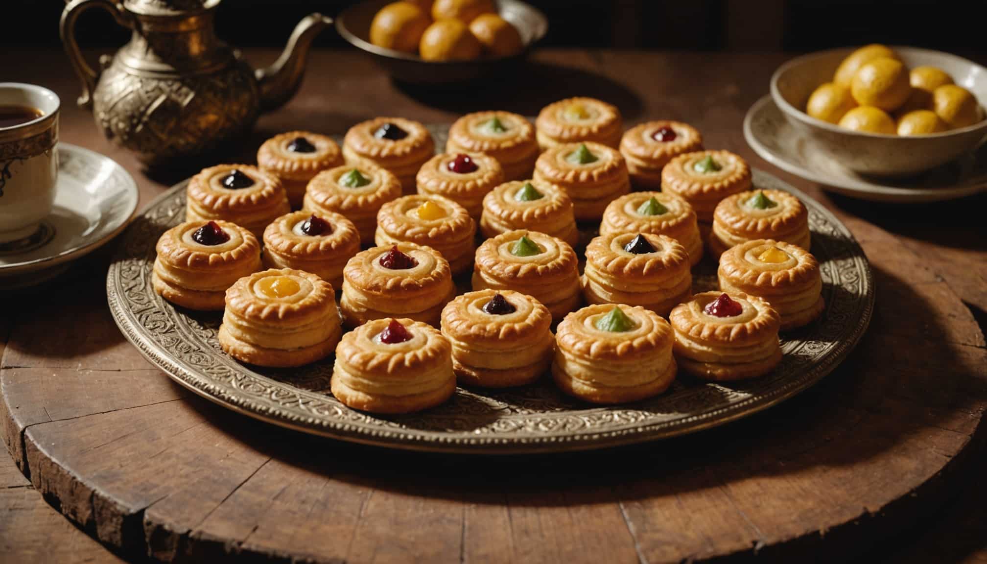 Gâteau traditionnel algérien à la crème délicate