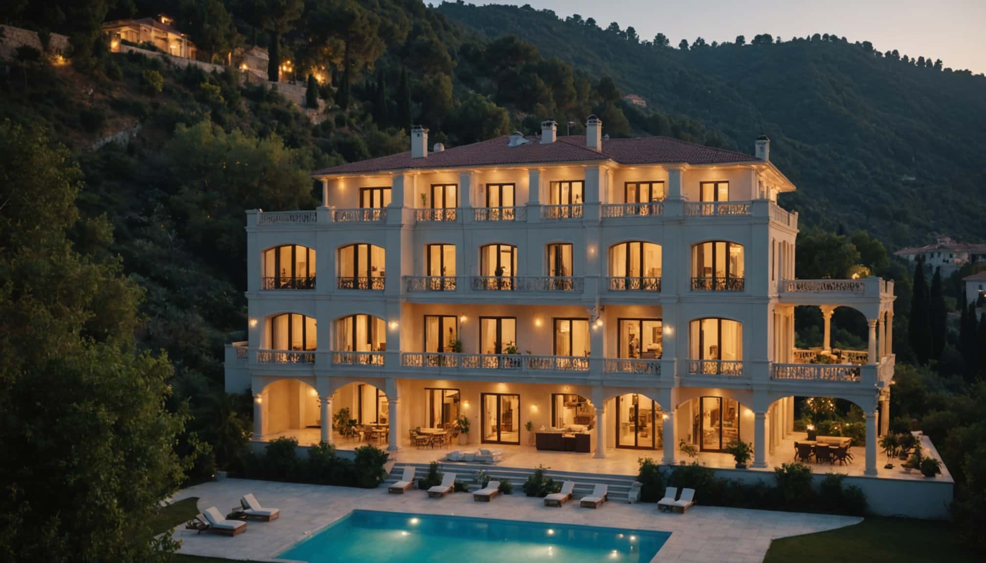Maison traditionnelle en Kabylie avec vue panoramique
