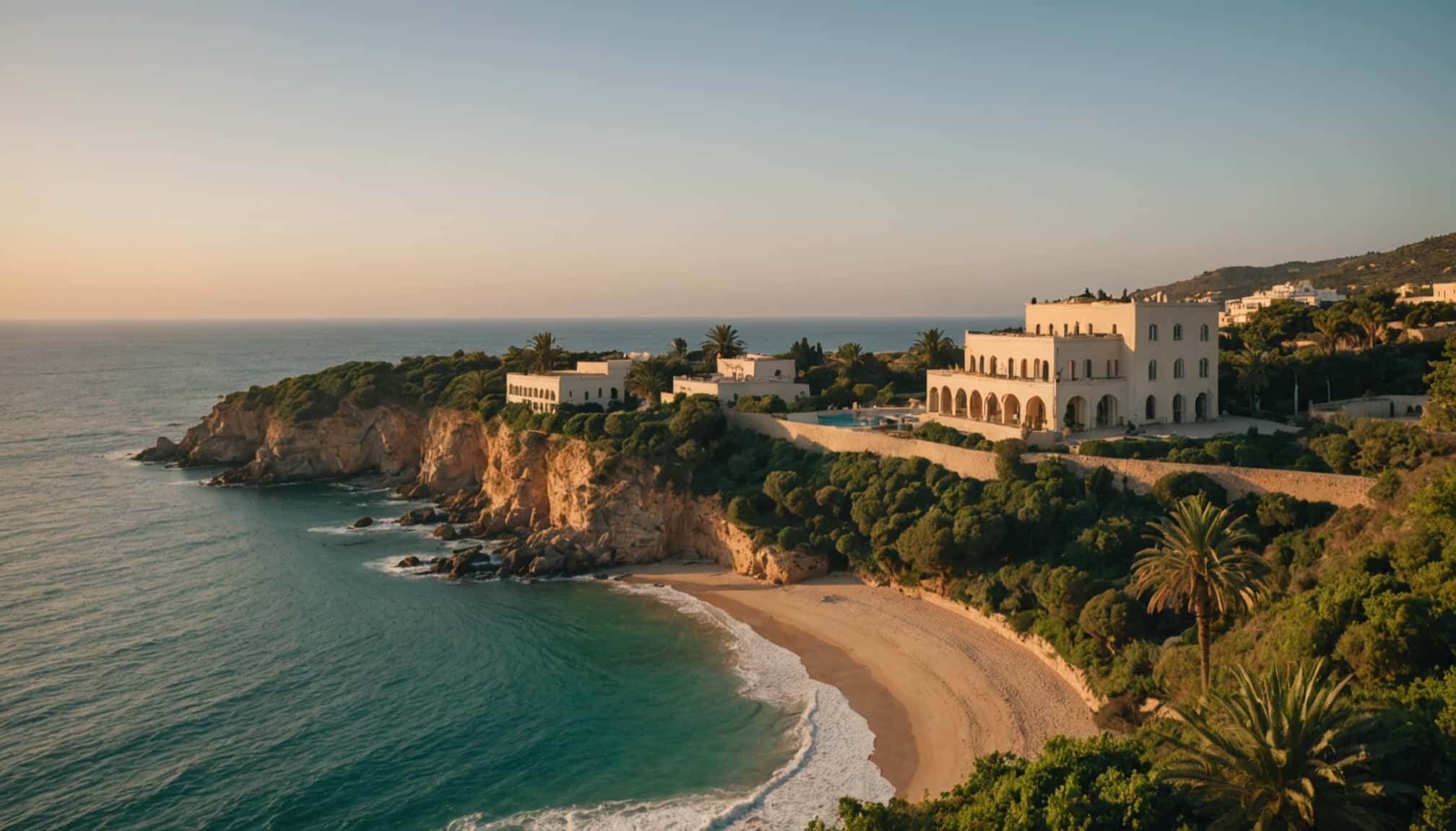 Maison moderne avec vue sur la mer en Algérie  
Propriété au bord de la mer dans un cadre idyllique