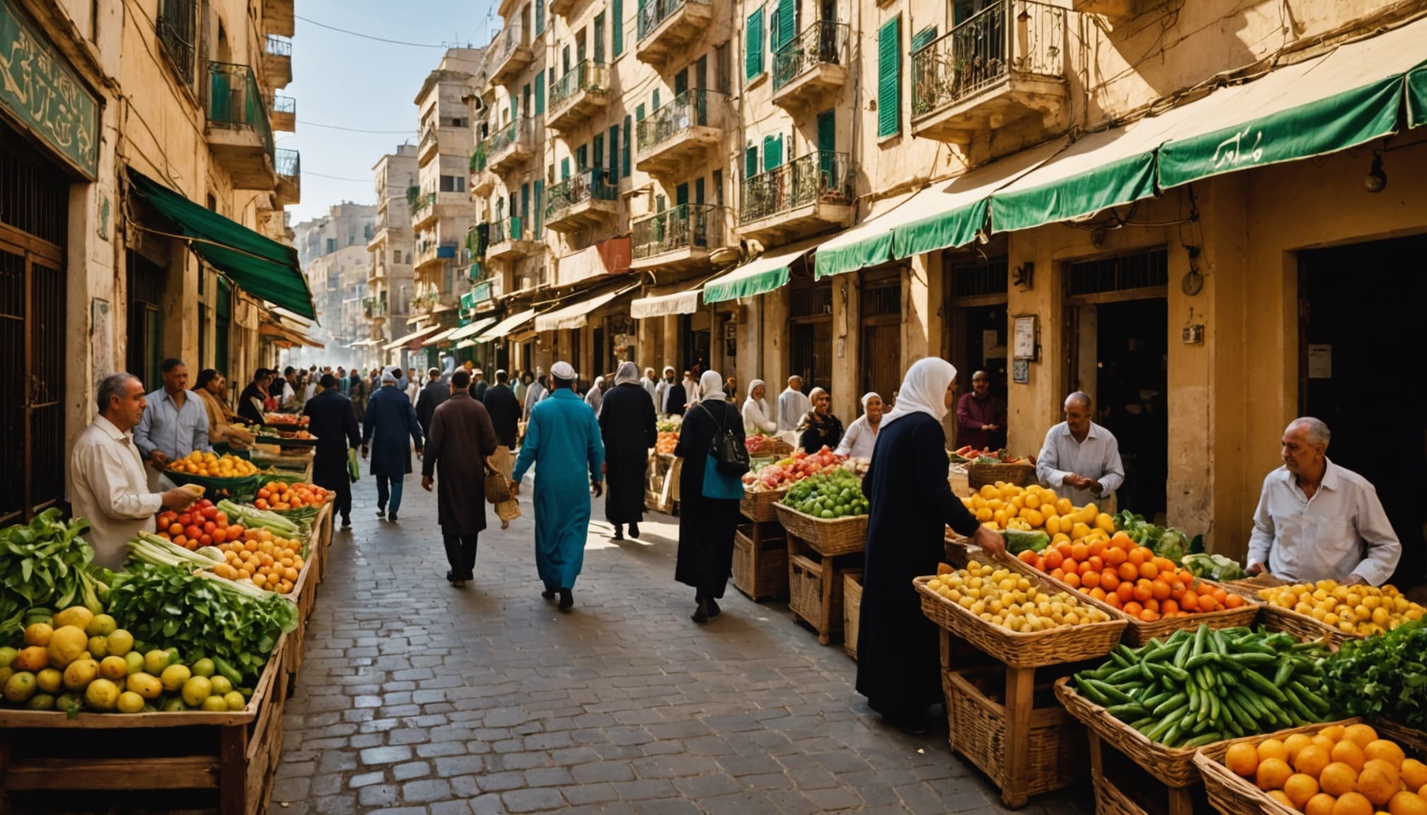 Vue d'un appartement à vendre à Alger  
Offre immobilière attrayante dans la capitale algérienne